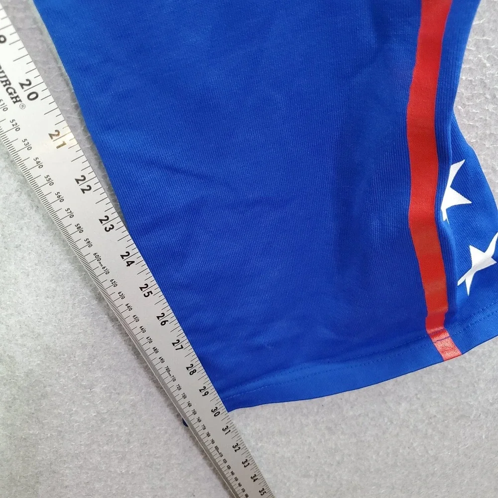 VINTAGE Buddys All Stars Men Activewear Pants 30 Blue Sand Knit 80s USA READ